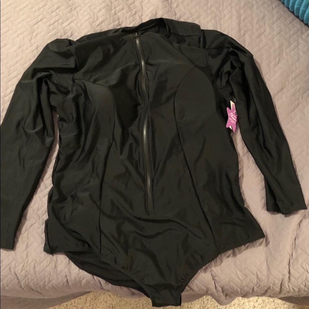 Torrid rashguard swimsuit